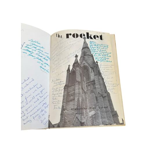 VTG Yearbook 1962 St. Alphonsus High School St Louis Missouri MO Rocket Signed - Picture 3 of 10
